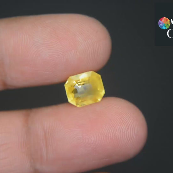 Buy Natural Yellow Sapphire 4.33 Carat from Only Natural Gemstone