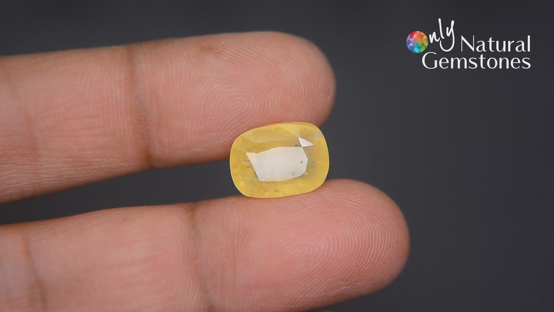 Buy 7.92 Carat Yellow Sapphire from Only Natural Gemstone