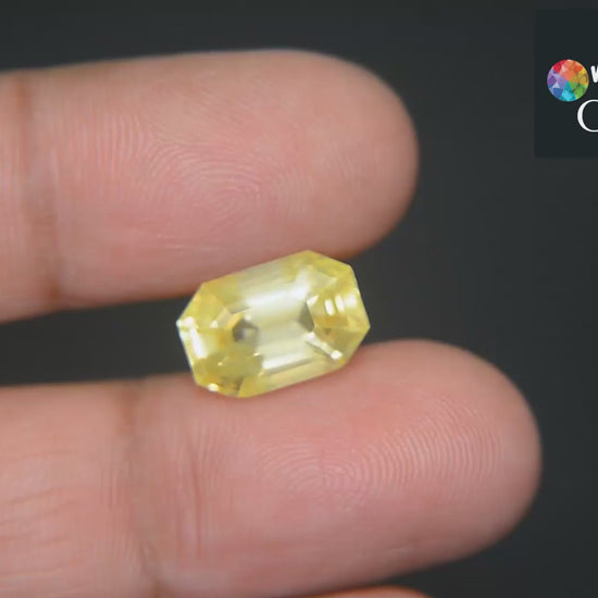 Buy Natural Ceylon (Sri Lanka) Yellow Sapphire weighing 8.61 Carat