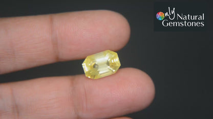Buy Natural Ceylon (Sri Lanka) Yellow Sapphire weighing 8.61 Carat
