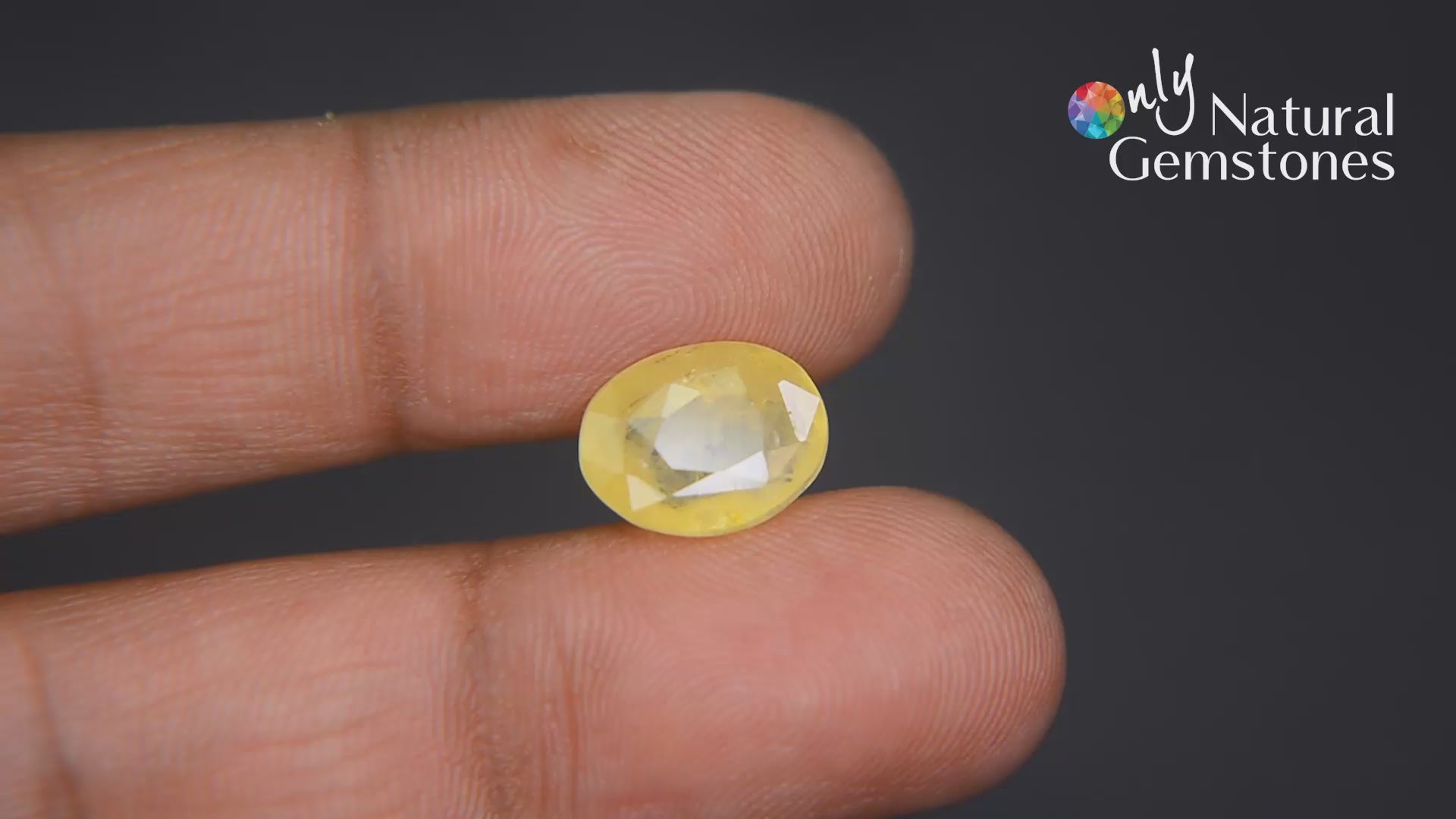 Buy 5.98 Carat Yellow Sapphire from Only Natural Gemstone