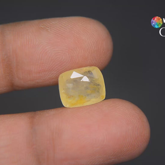 Buy 8.16 Carat Yellow Sapphire from Only Natural Gemstone