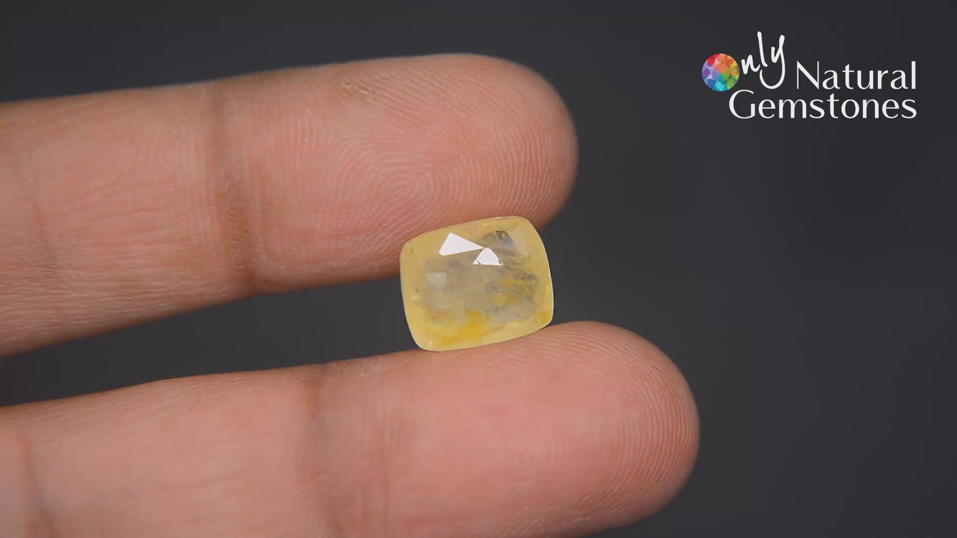 Buy 8.16 Carat Yellow Sapphire from Only Natural Gemstone