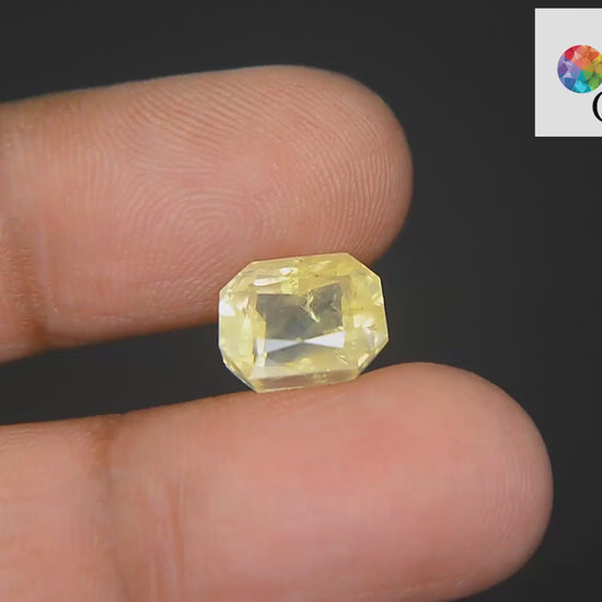 Buy Natural 7.90 Carat (8.50 Ratti) Yellow Sapphire from Only Natural Gemstones