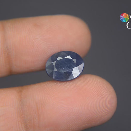 Buy Certified Natural 5.53 Carat Blue Sapphire from Only Natural Gemstone