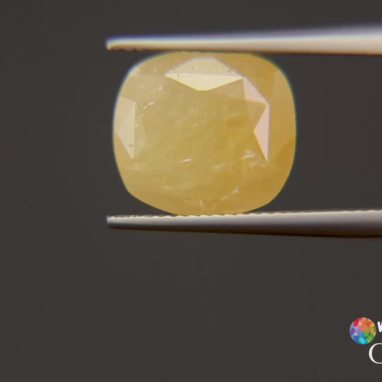 Buy 8.69 Carat Yellow Sapphire with lifetime guarantee