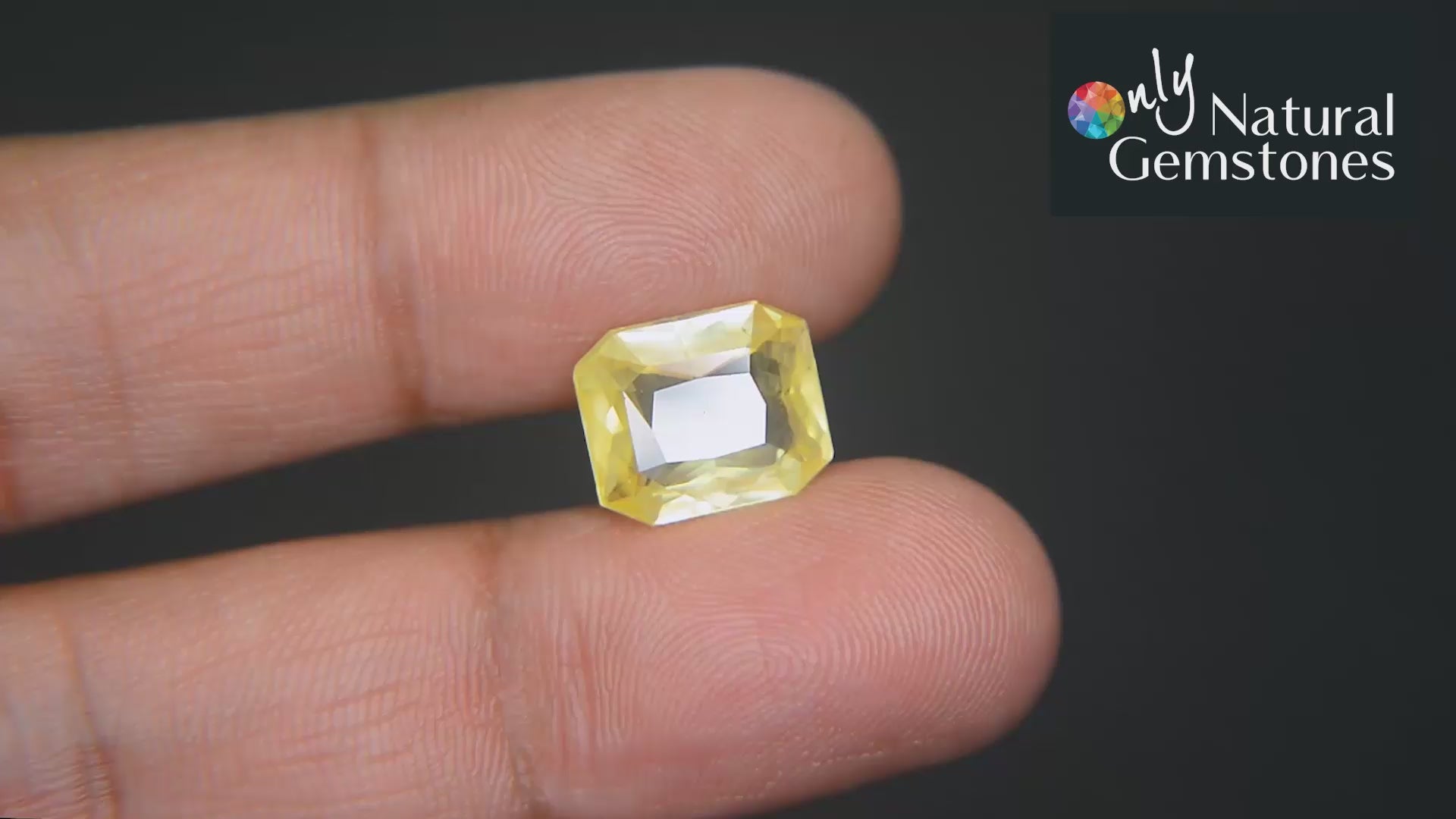 Buy Natural Yellow Sapphire 7.93 Carat from Only Natural Gemstone