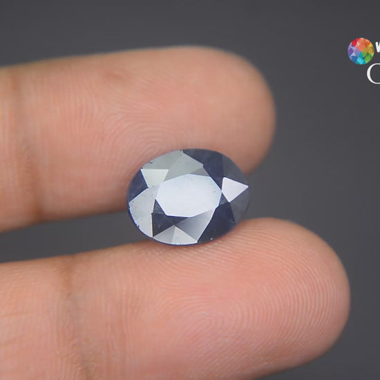 Buy Certified Natural 6.20 Carat Blue Sapphire from Only Natural Gemstone