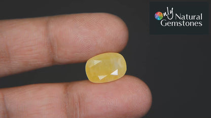 Buy 9.56 Carat Yellow Sapphire From Only Natural Gemstone