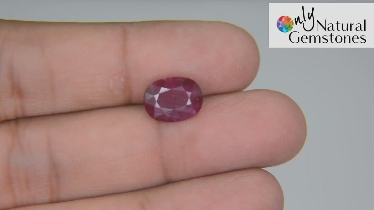 Buy 4.72 Carat Ruby Stone from Only Natural Gemstones