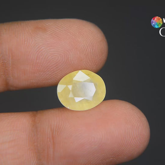Buy 7.79 Carat Yellow Sapphire from Only Natural Gemstone