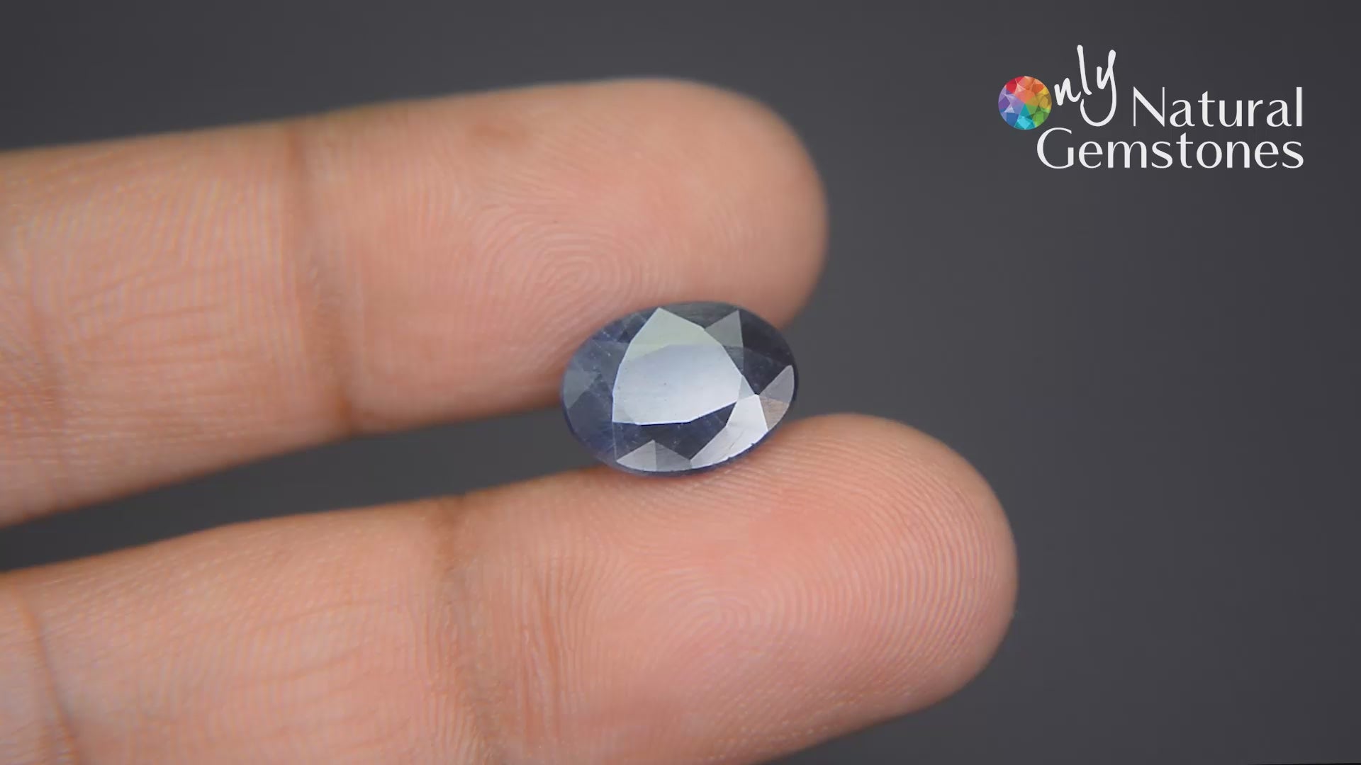 Buy Certified Natural 5.48 Carat Blue Sapphire from Only Natural Gemstone