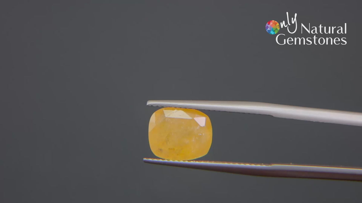 Buy 5.16 Carat Yellow Sapphire from OnlyNatural Gemstone
