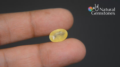 Buy 4.55 Carat Yellow Sapphire from Only Natural Gemstone