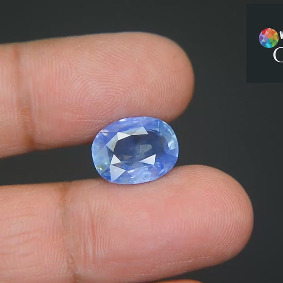 Buy Natural Blue Sapphire weighing 8.12 Carat at Best Price