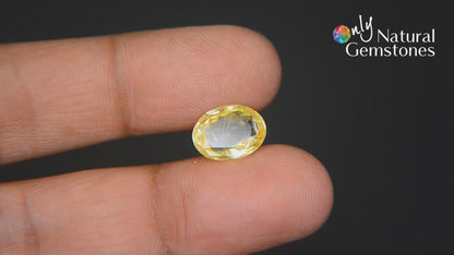 Buy 4.85 Carat Yellow Sapphire Stone from Only Natural Gemstones