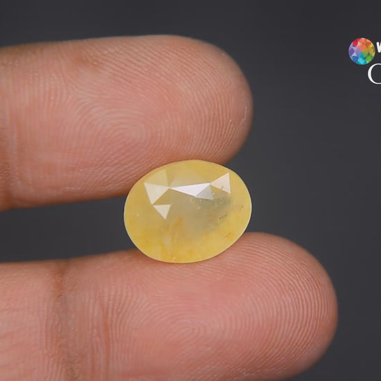 Buy 9.47 Carat Yellow Sapphire from Only Natural Gemstone