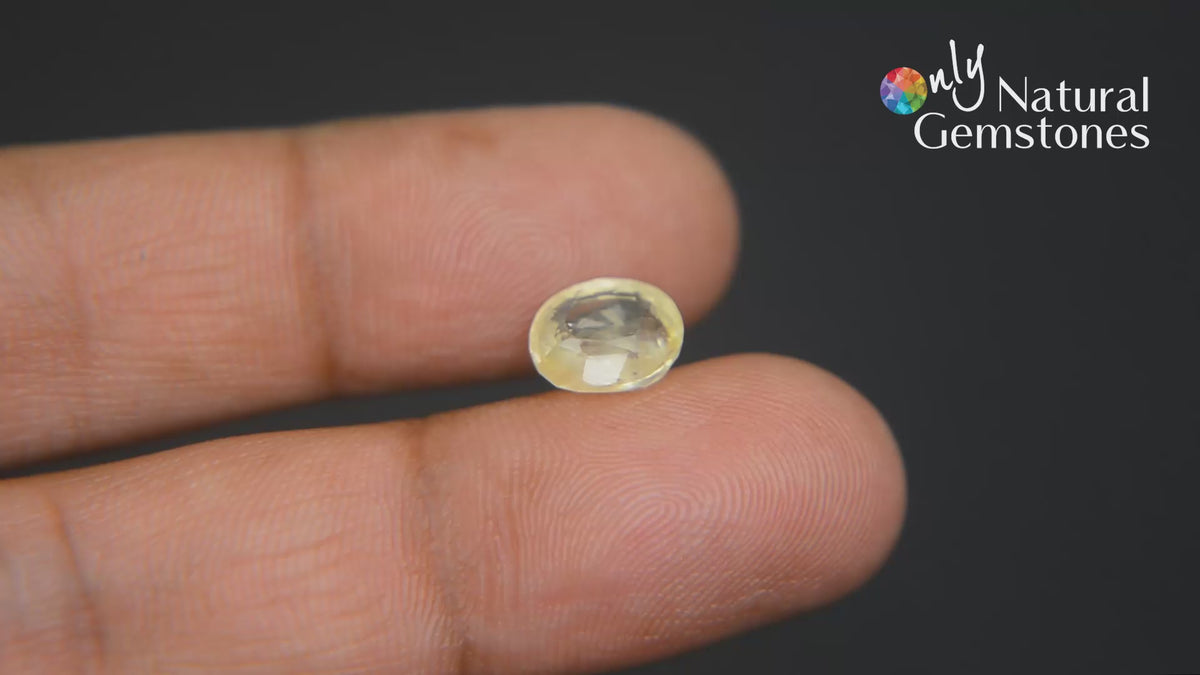 Buy 3.50 Carat Yellow Sapphire from Only Natural Gemstone