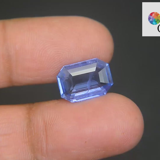 Buy 8.12 Carat Blue Sapphire Stone from Only Natural Gemstones