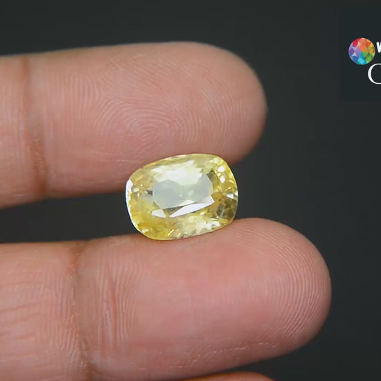 Buy Natural Yellow Sapphire 8.53 Carat from Only Natural Gemstone