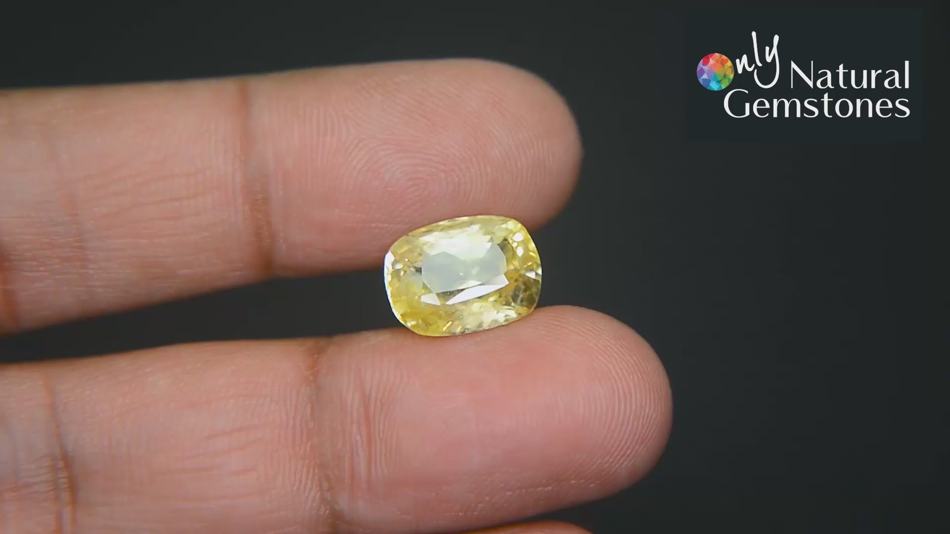 Buy Natural Yellow Sapphire 8.53 Carat from Only Natural Gemstone