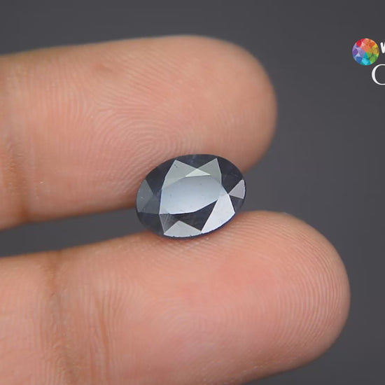 Buy Certified Natural 3.78 Carat Blue Sapphire from Only Natural Gemstone