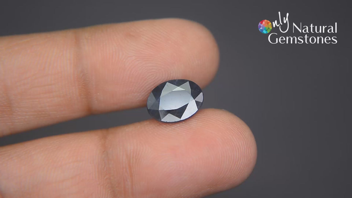 Buy Certified Natural 3.78 Carat Blue Sapphire from Only Natural Gemstone