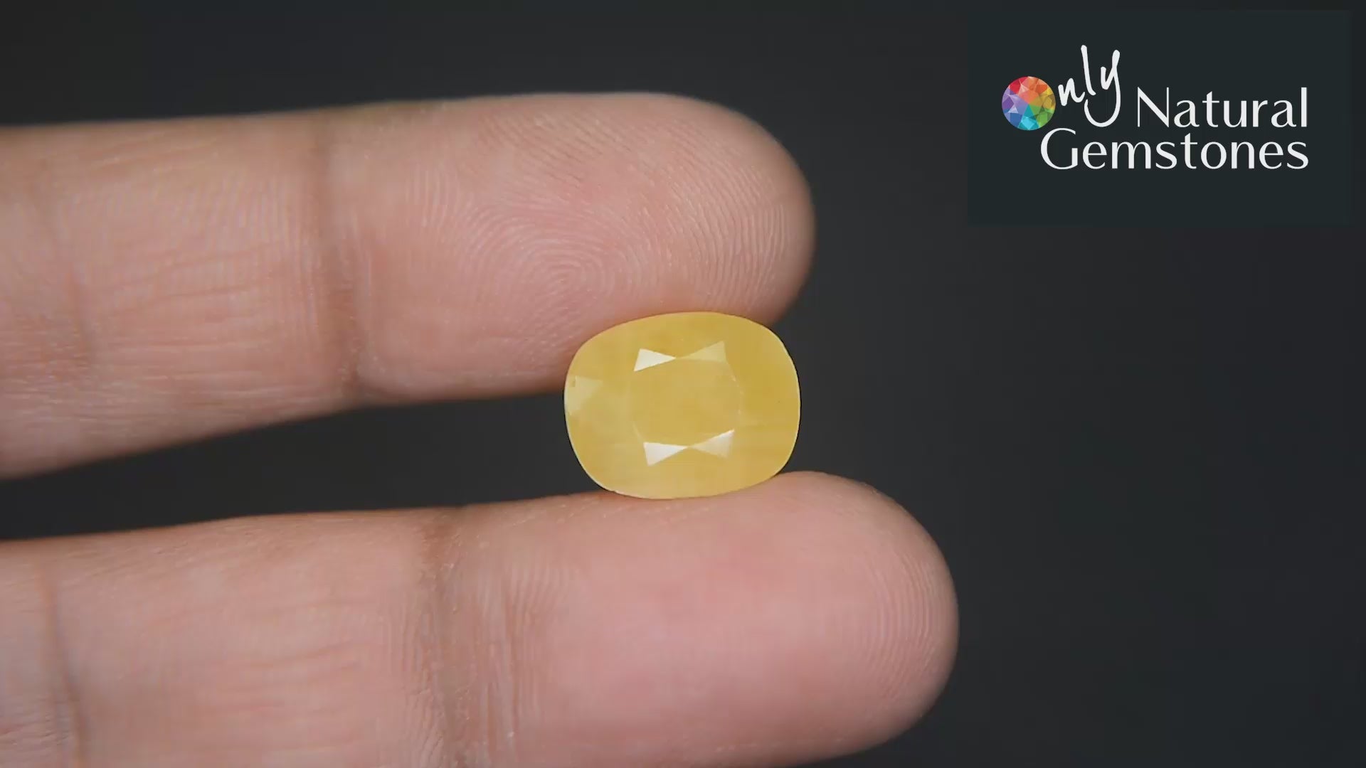 Buy 9.15 Carat Yellow Sapphire From Only Natural Gemstone