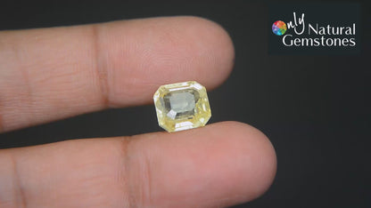 Buy Natural Yellow Sapphire 7.48 Carat from Only Natural Gemstone