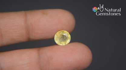 Buy 3.53 Carat Yellow Sapphire from Only Natural Gemstone