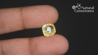 Buy 6.21 Carat Yellow Sapphire Stone from Only Natural Gemstones