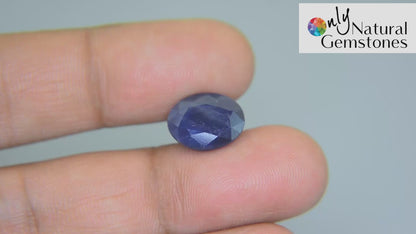 Buy 7.34 Carat Blue Sapphire Stone from Only Natural Gemstones