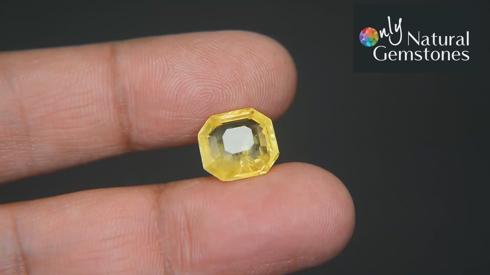 Buy Natural Yellow Sapphire 7.55 Carat from Only Natural Gemstone