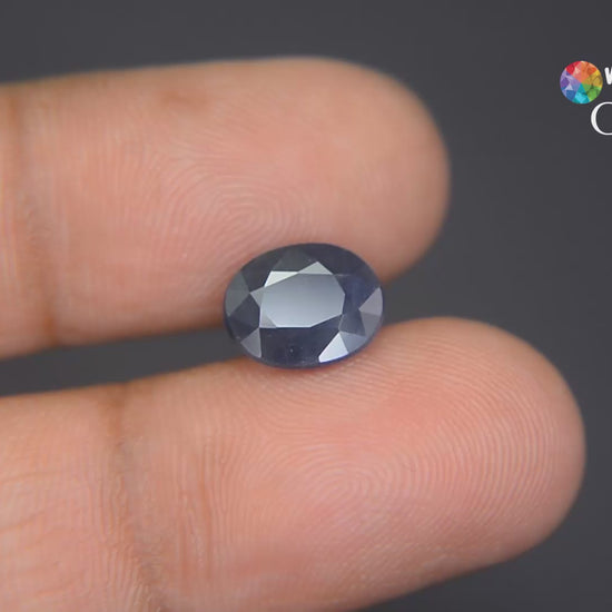 Buy Certified Natural 3.45 Carat Blue Sapphire from Only Natural Gemstone