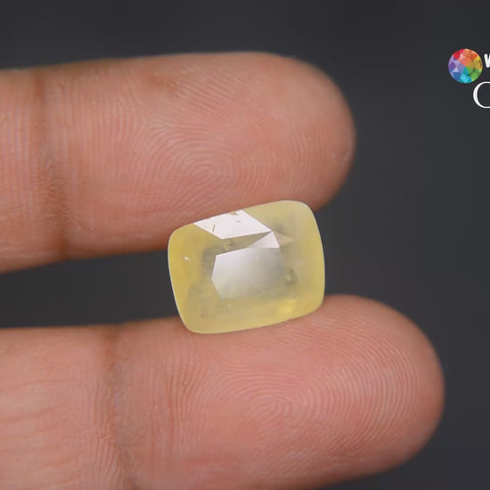 Buy 8.57 Carat Yellow Sapphire from Only Natural Gemstone