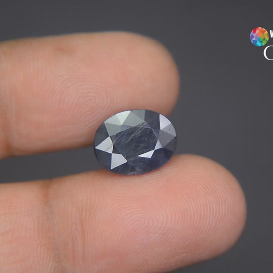 Buy Certified Natural 6.27 Carat Blue Sapphire from Only Natural Gemstone