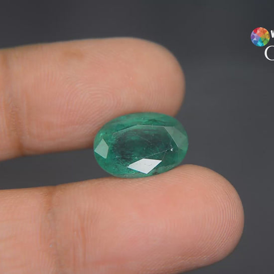 Buy Natural Zambia Emerald weighing 7.40 Carat from Only Natural Gemstone