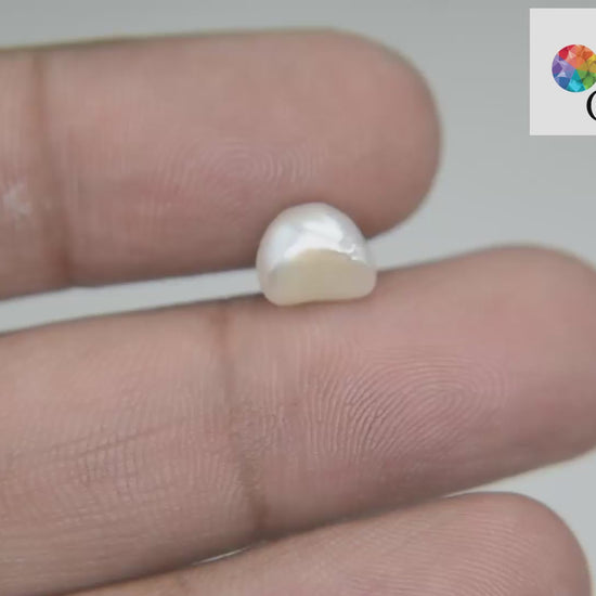 Buy Certified Natural Basra Pearl weighing 2.44 Carat (2.50 Ratti) at best price online