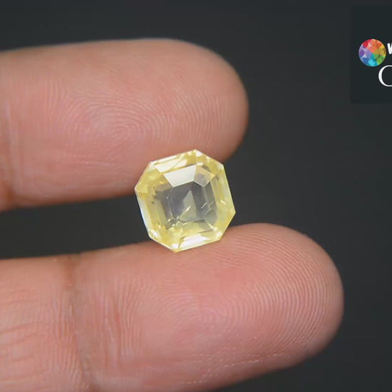 Buy Natural Yellow Sapphire weighing 7.38 Carat at Best Price