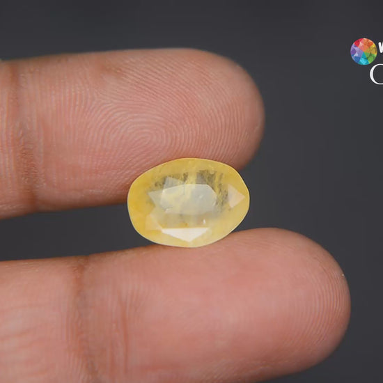 Buy 7.39 Carat Yellow Sapphire from OnlyNatural Gemstone