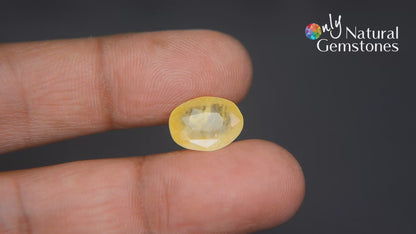 Buy 7.39 Carat Yellow Sapphire from OnlyNatural Gemstone