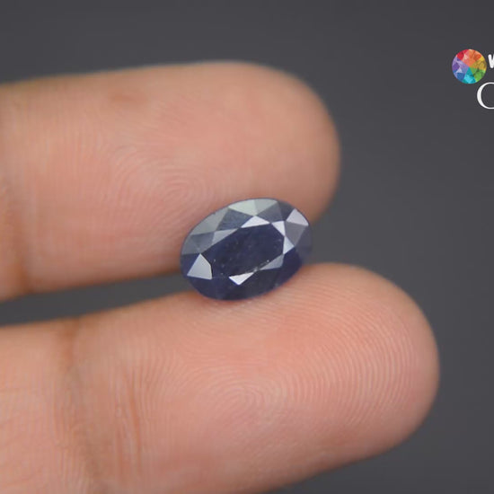 Buy Certified Natural 3.52 Carat Blue Sapphire from Only Natural Gemstone