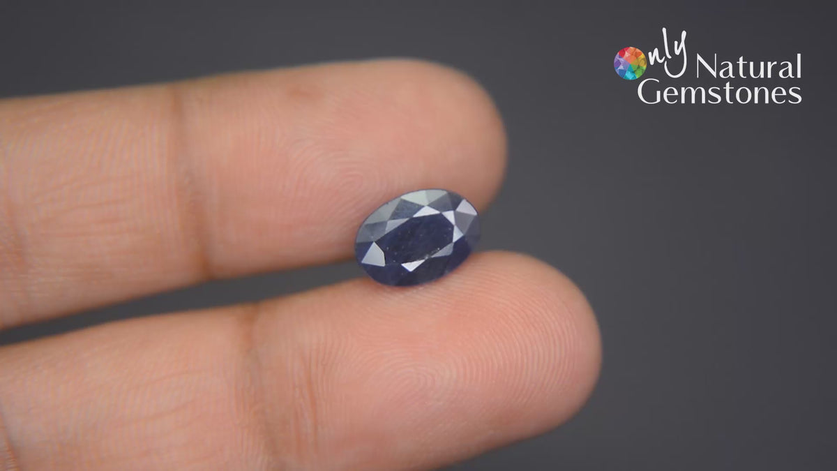 Buy Certified Natural 3.52 Carat Blue Sapphire from Only Natural Gemstone