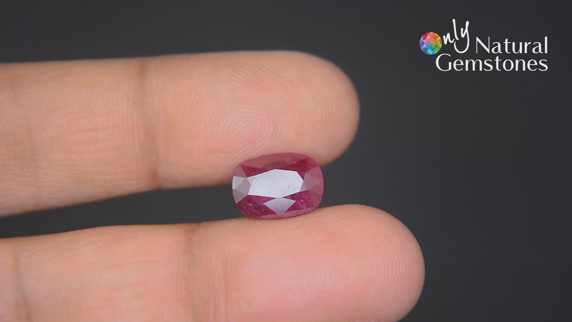 Buy Natural 4.06 Carat Ruby Stone at best price online