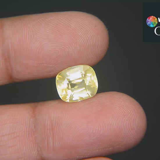 Buy Natural Yellow Sapphire 6.45 Carat from Only Natural Gemstone