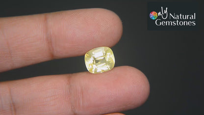 Buy Natural Yellow Sapphire 6.45 Carat from Only Natural Gemstone