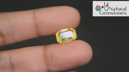 Buy 8.47 Carat Yellow Sapphire Stone from Only Natural Gemstones