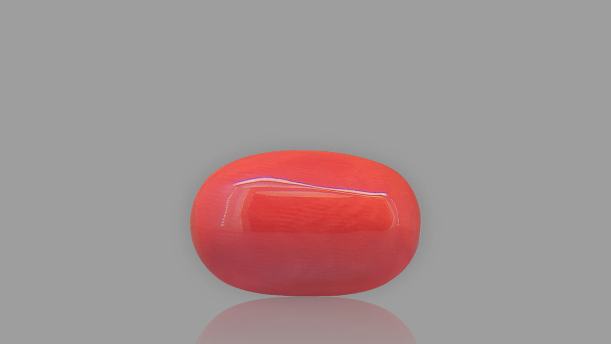 Buy 10.00 Carat Red Coral Stone from Only Natural Gemstones