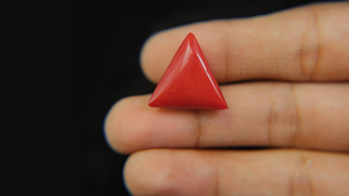 Buy Natural 20.44 Carat Red Coral Stone at best price online