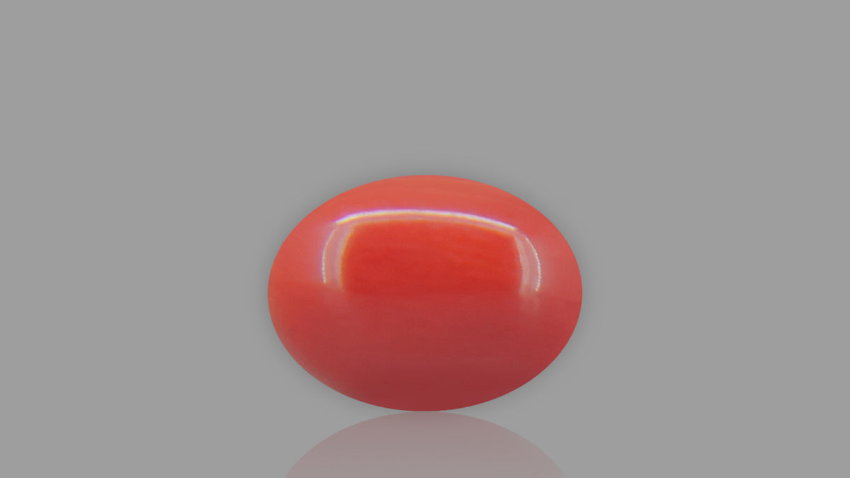 Buy 1.96 Carat Red Coral Stone from Only Natural Gemstones